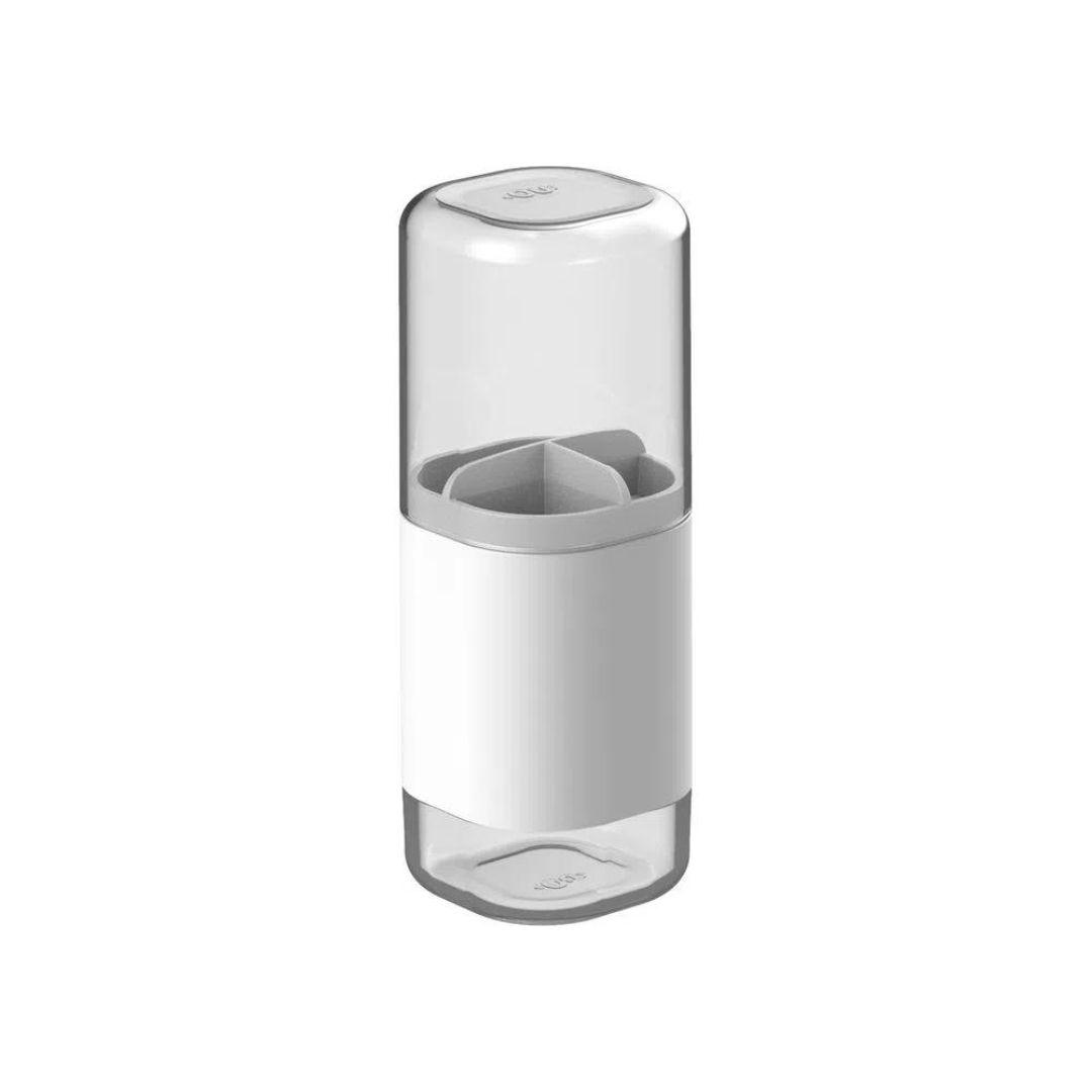 Porta Escova Dual Branco