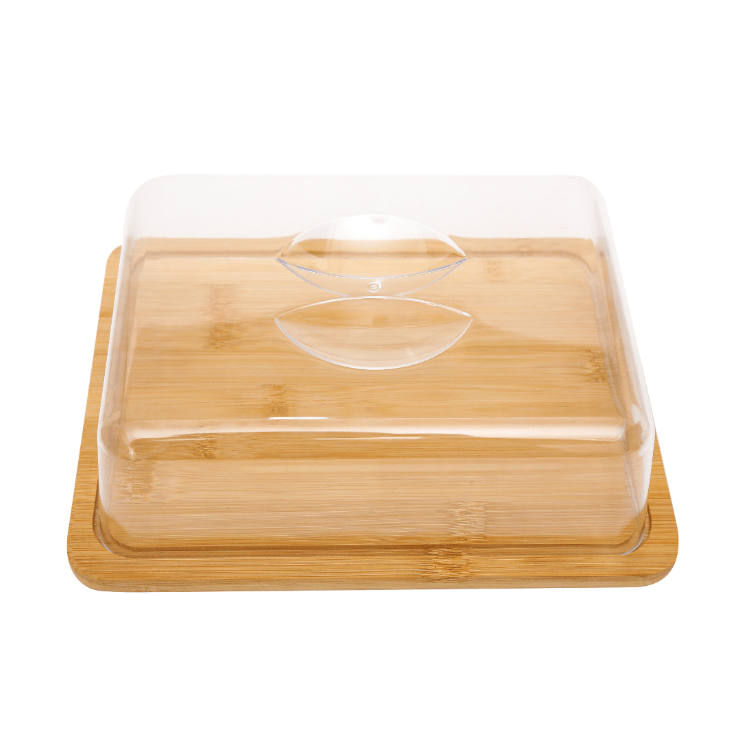 Porta Frios de Bambu com Tampa 24,5cm