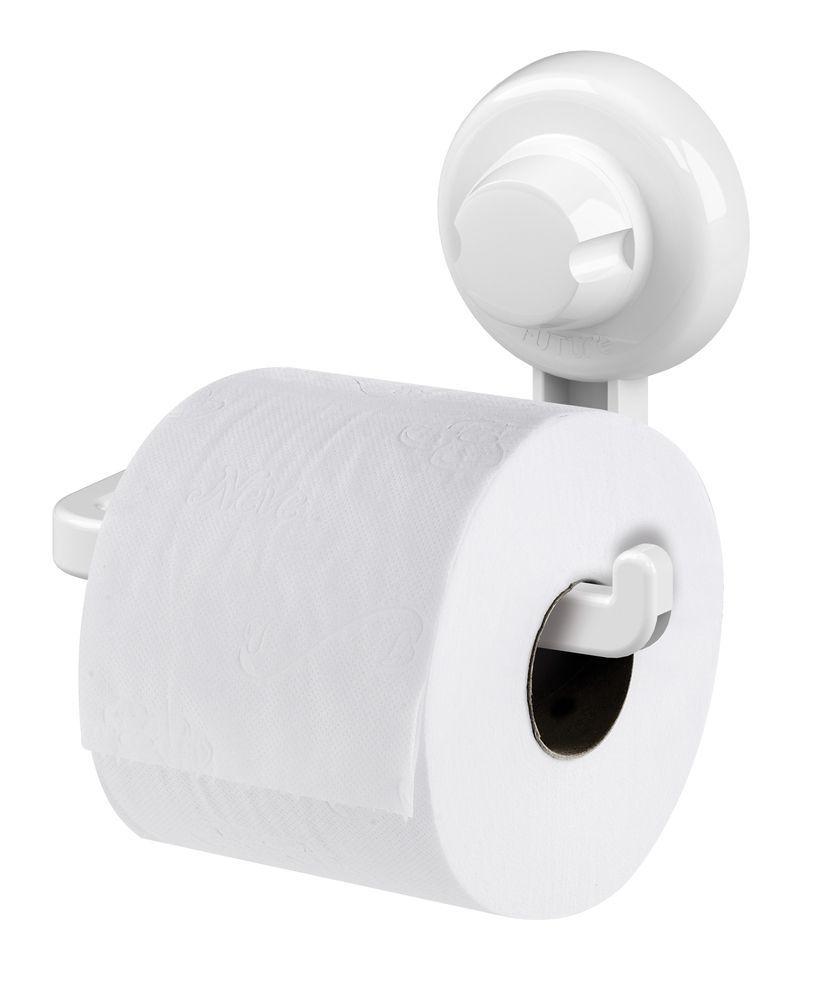 Porta Papel Higiênico Papeleira com Ventosa Branca