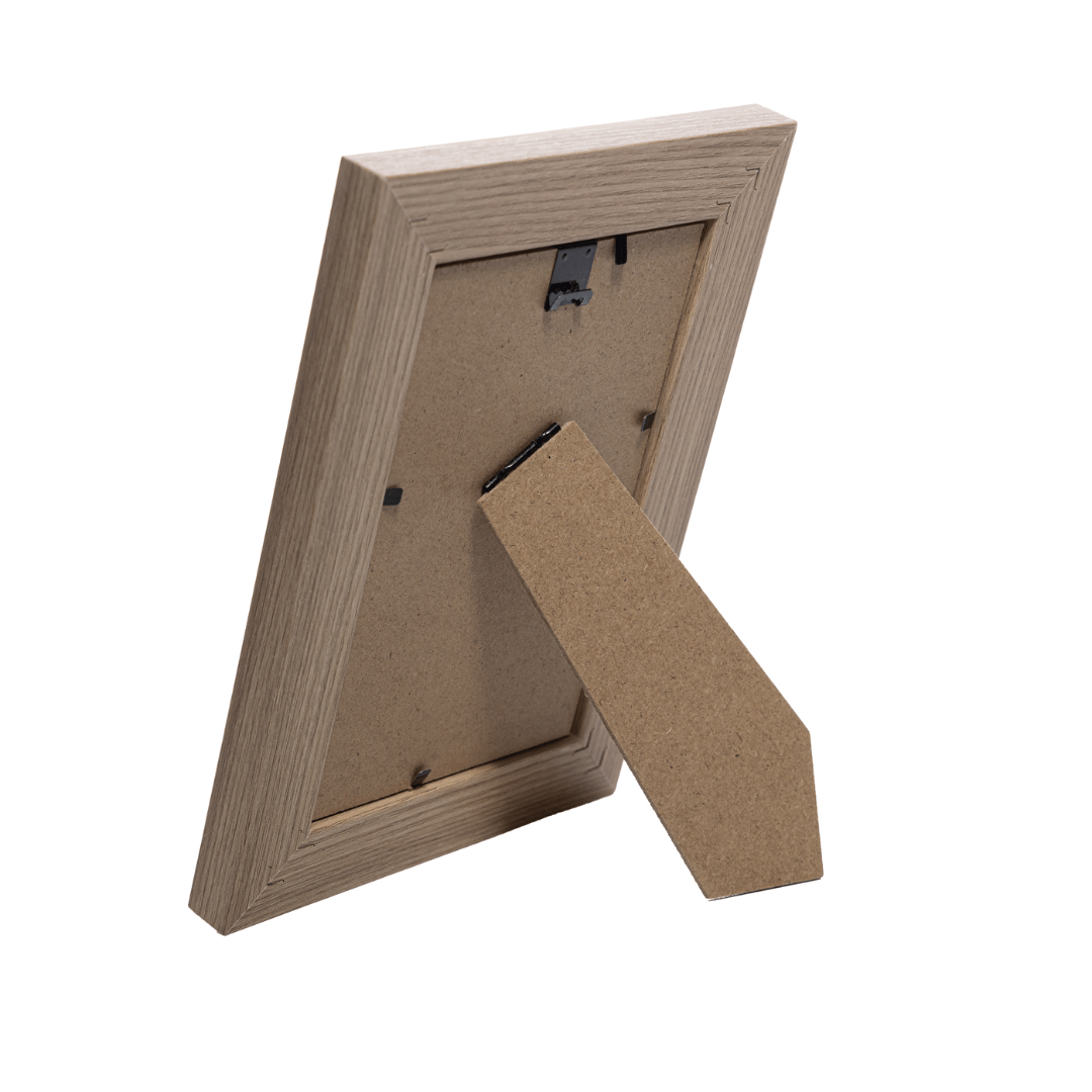 Porta Retrato em MDF e Vidro Branco 10cmx15cm