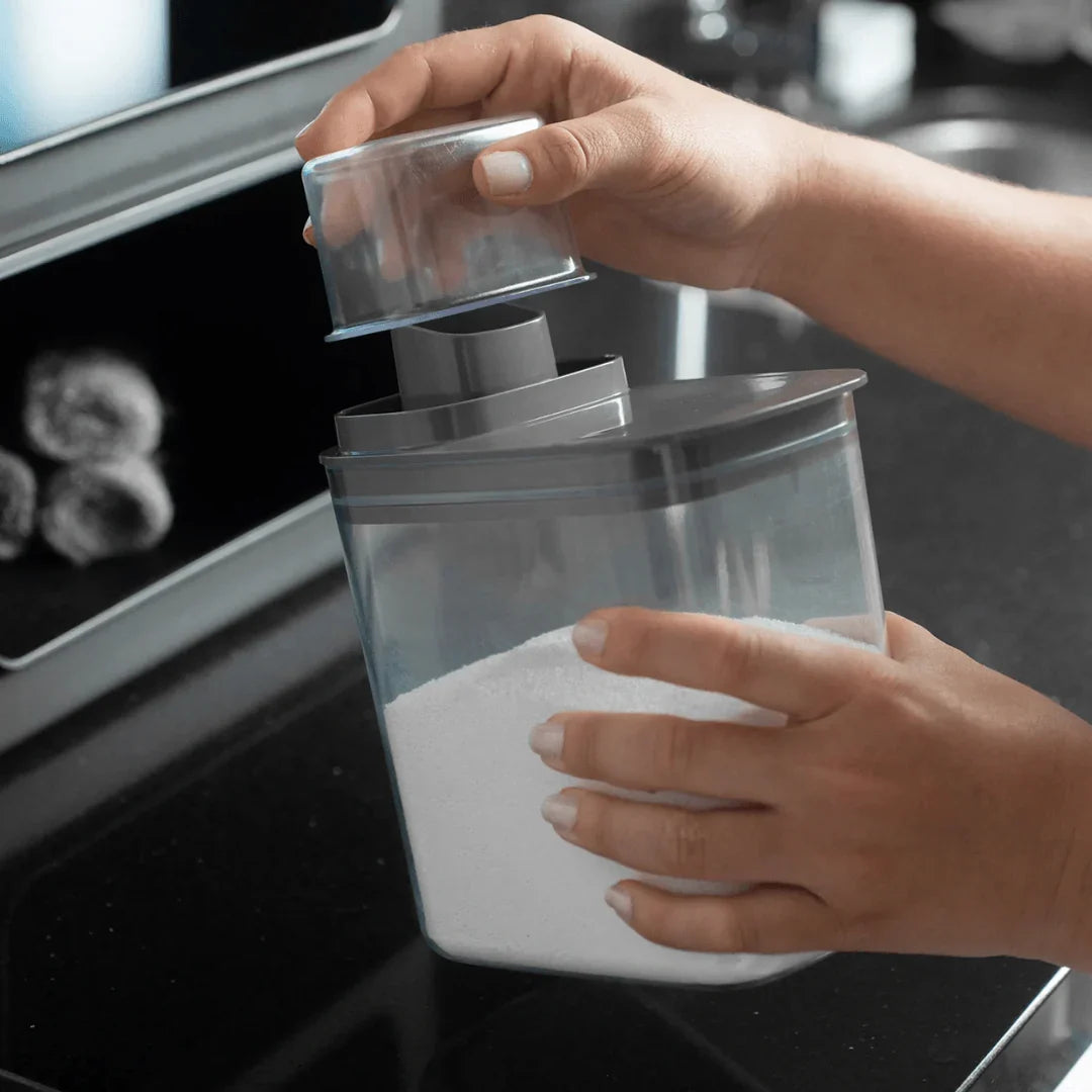 Kit 2 Dispenser Organizador de Lavanderia Chumbo 2,3 L