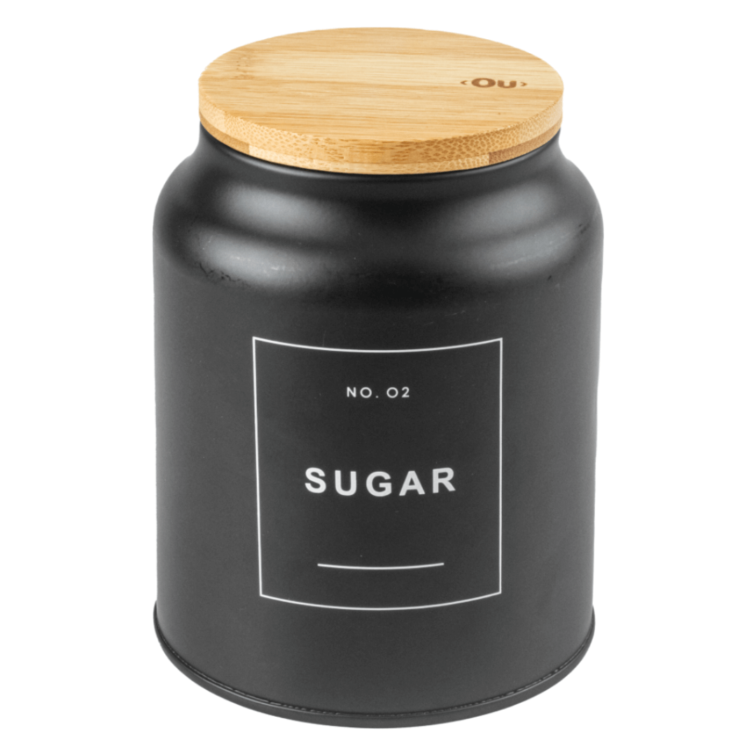 Pote Hermético para Açucar Sense Preto 1,5 Litros