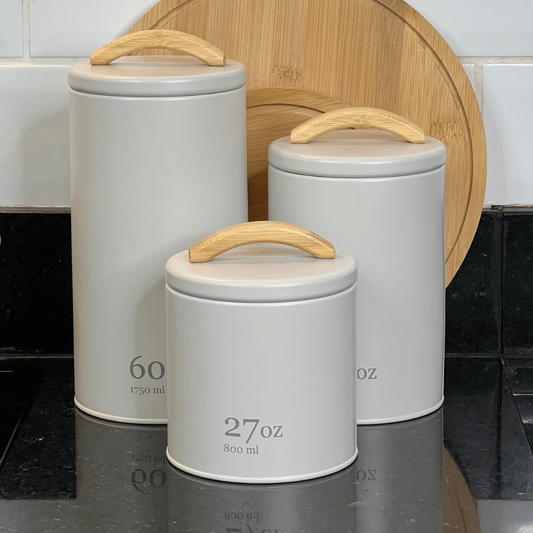 Pote para Mantimentos Hermético Sense 1,75 Litros Bege