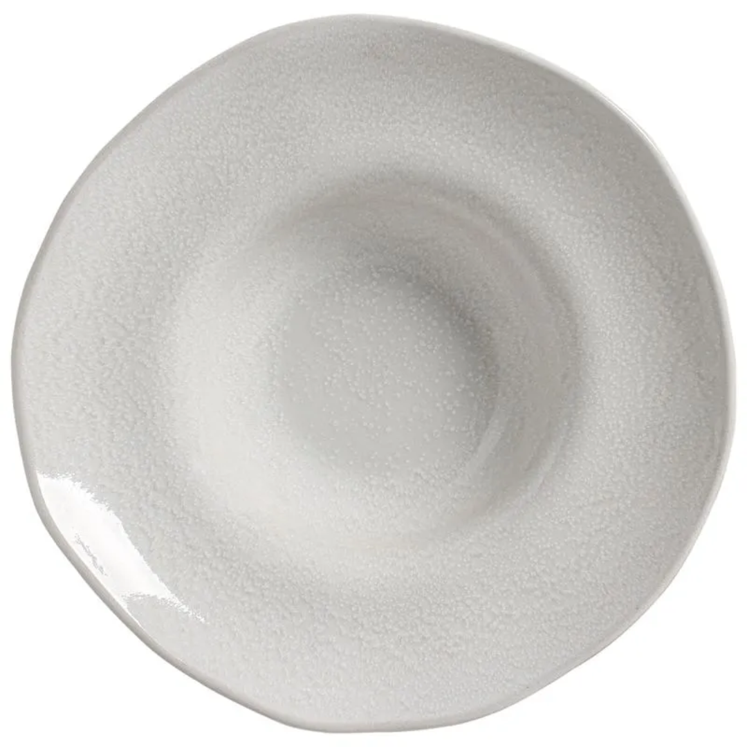 Prato de Massa Cerâmica Orgânico Luz 28cm