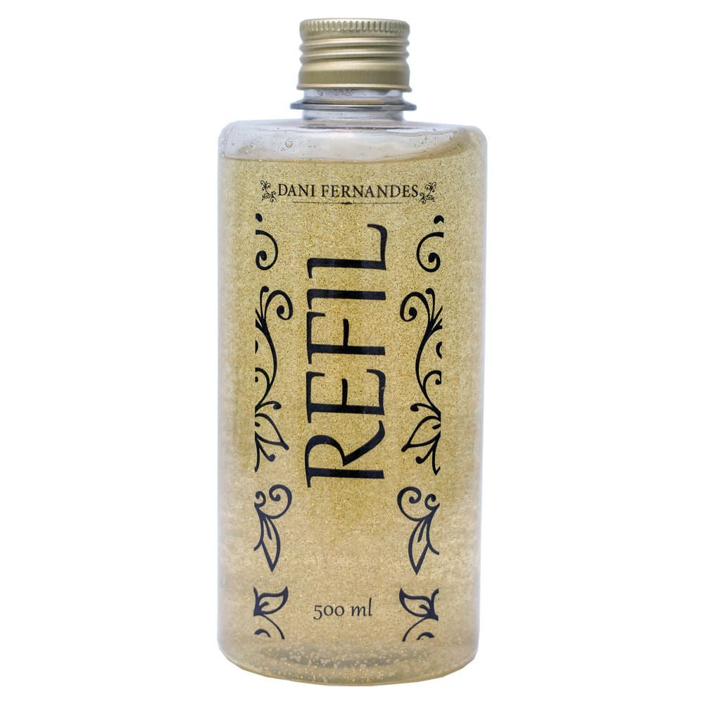 Refil Sabonete Líquido Glitter Aroma Romã 500ml Dani Fernandes