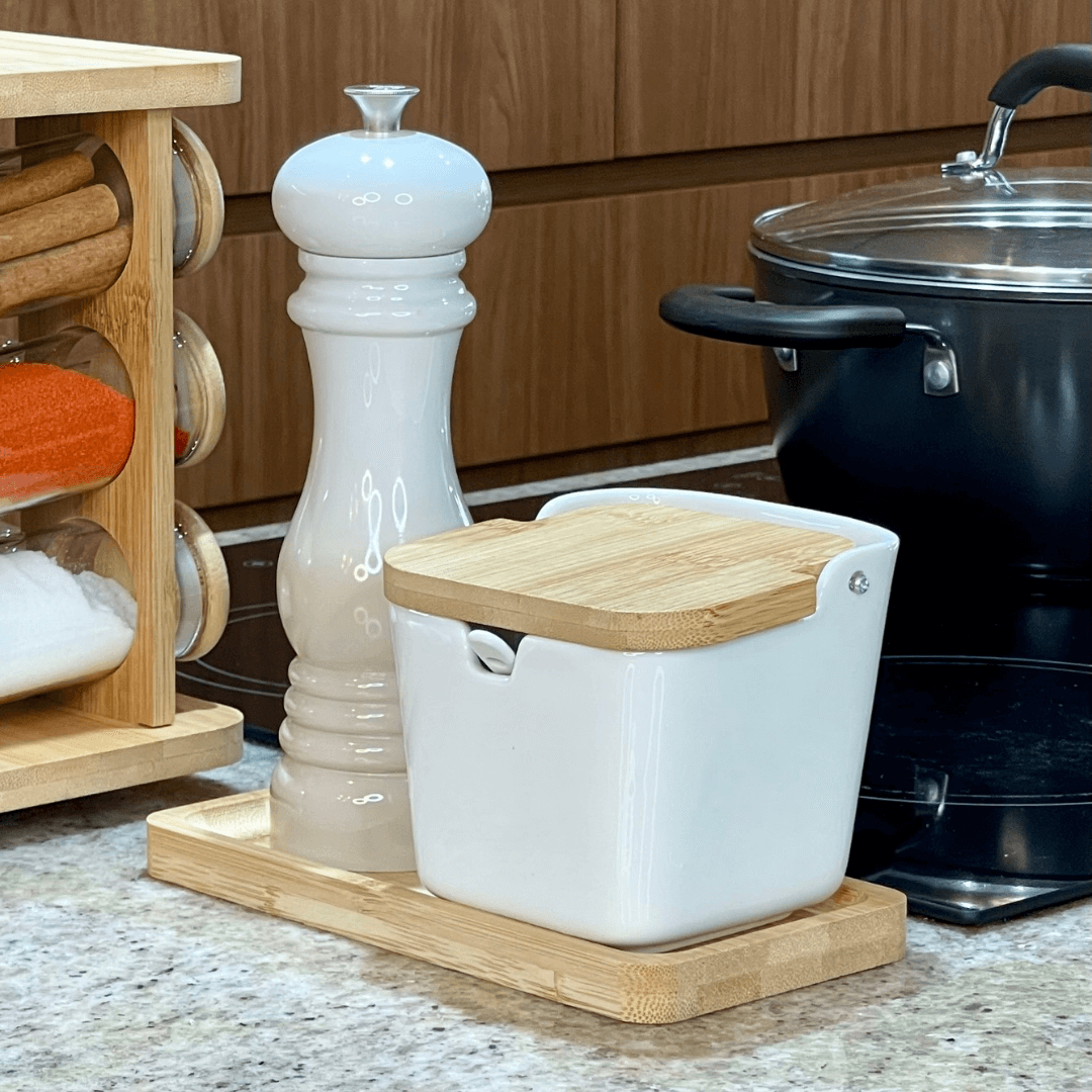 Moedor de Sal Branco Le Creuset