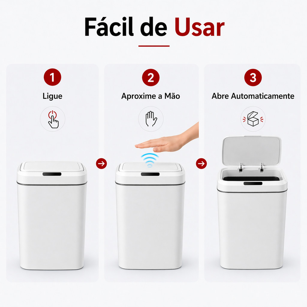 Lixeira Inteligente com Sensor