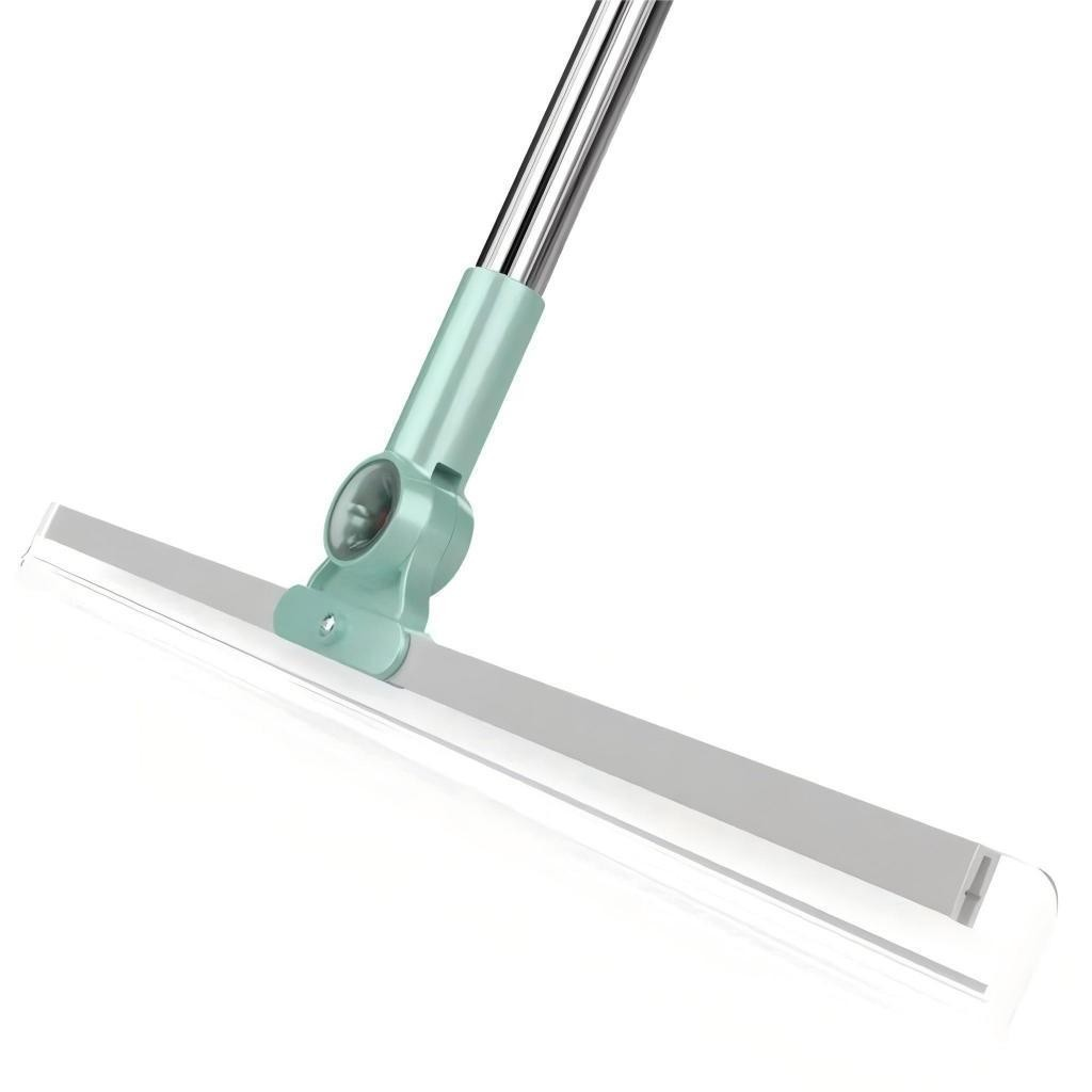 Vassoura Mágica Rodo de Silicone Multiúso Com Cabo de Aço Inox e Gancho