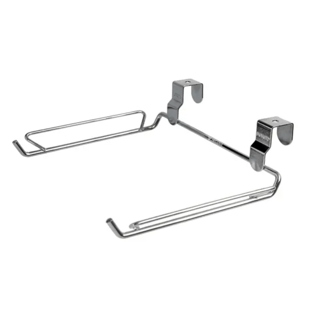Suporte Para Sacola Plástica P/ Porta de Armário Cromado