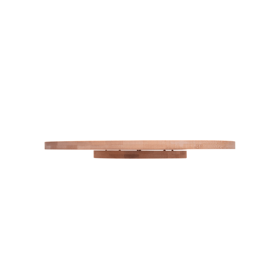 Tábua Giratória Redonda de Bambu 30cm