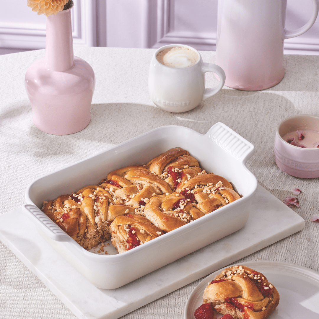 Travessa Retangular Heritage Meringue 26cm Le Creuset