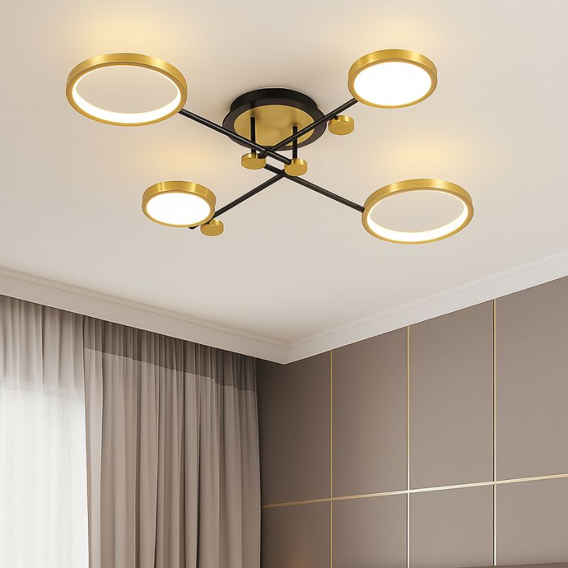 Lustre Pendente Moderno Geométrico Slim Led