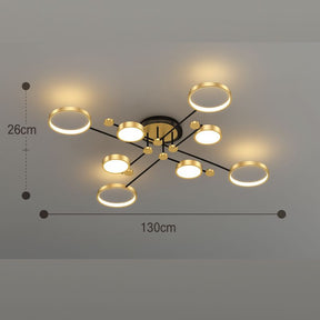 Lustre Pendente Moderno Geométrico Slim Led