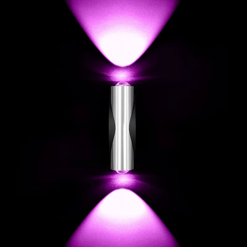 Luminária Arandela de Parede Decorativa 7 Cores de Luz Aura LEDZ - 12cm x 3,5cm