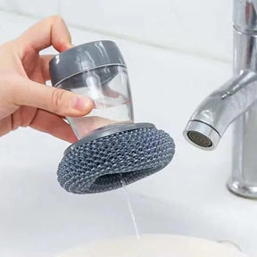 Escova de Limpeza com Dispenser de Detergente - Kit com 2 Unidades