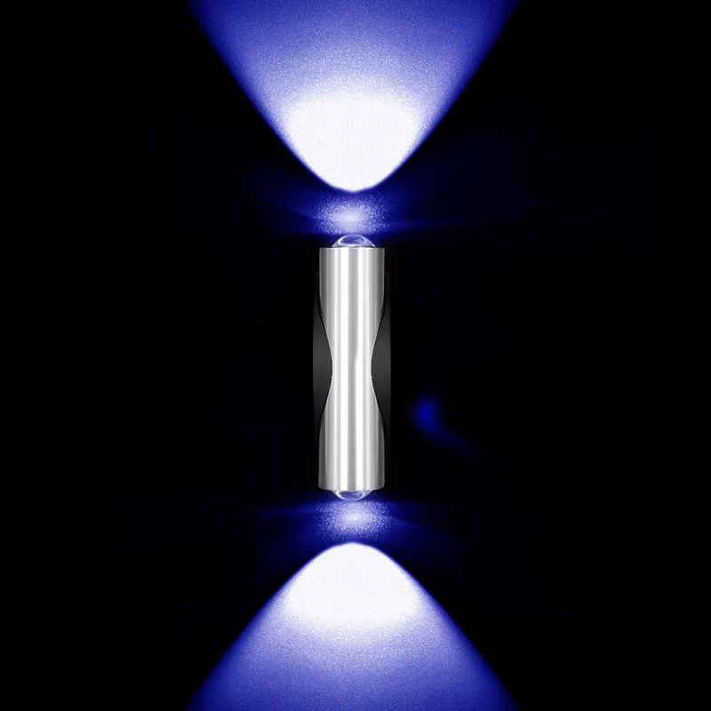 Luminária Arandela de Parede Decorativa 7 Cores de Luz Aura LEDZ - 12cm x 3,5cm