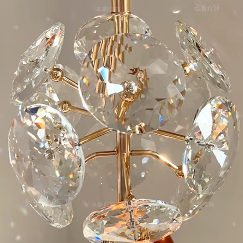 Luminária de Teto Plafon em Cristal de Vidro K9 Ducale LEDZ