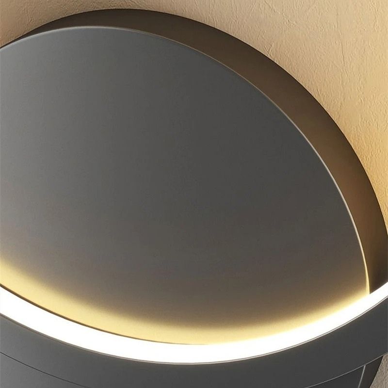 Luminária Arandela de Parede Minimalista Essenza LED – Preto / Branco / Dourado