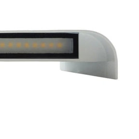 Luminária Arandela de Parede Externa à Prova D´Água IP65 Ultra Slim Axis - Branco - 30cm/40cm