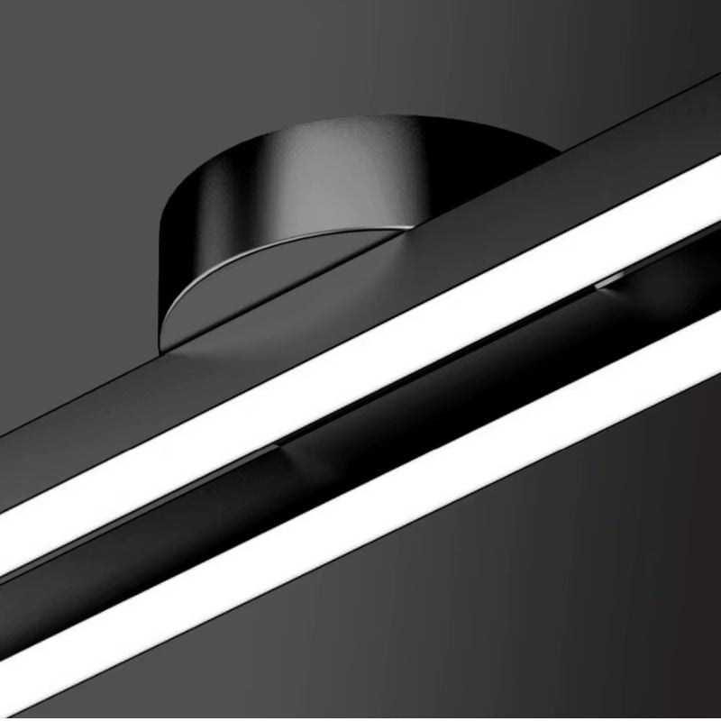 Luminária de Teto Plafon Linha Dupla Slim Led - 60cm / 80cm