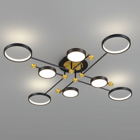 Lustre Pendente Moderno Geométrico Slim Led