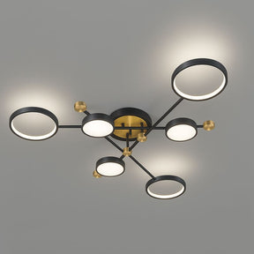 Lustre Pendente Moderno Geométrico Slim Led