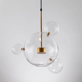 Lustre Pendente Design Italiano Vetro a Bolle Led - 1 Bolha / 4 Bolhas / 6 Bolhas