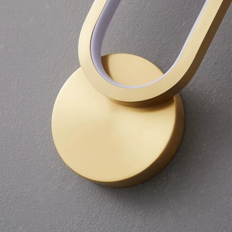 Luminária Arandela de Parede Minimalista Duetto LEDZ – Preto ou Dourado