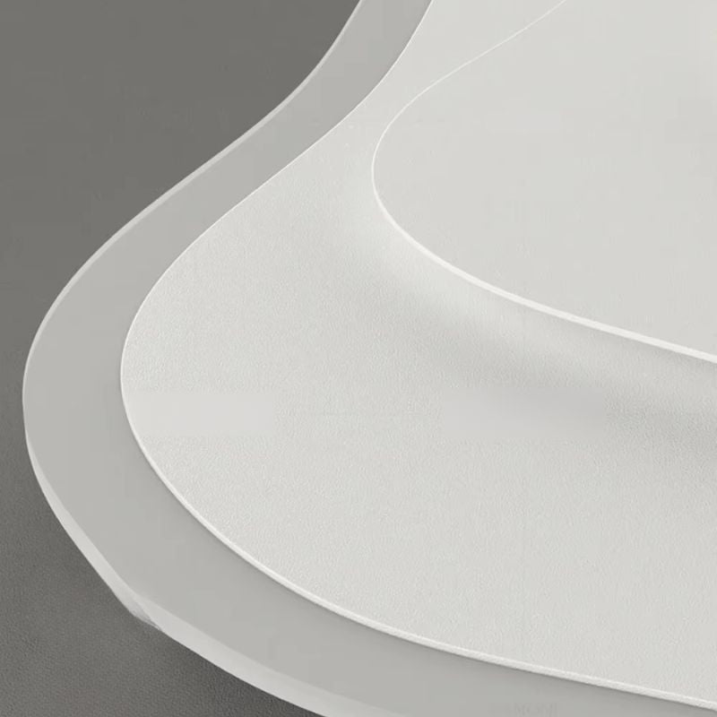 Lustre Luminária de Teto Plafon Minimalista Orgânico Concetto LEDZ - 40cm/50cm/60cm