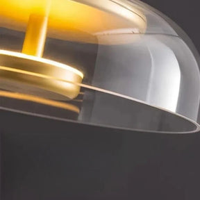 Lustre Pendente Design Italiano Mezza Luna LEDZ – Transparente/Âmbar/Fumê