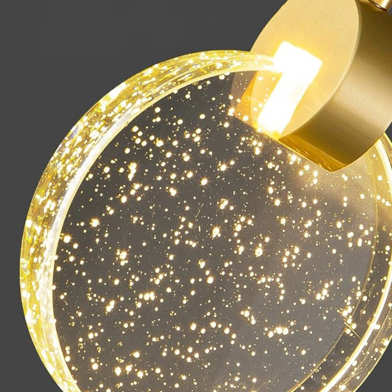 Lustre Pendente de Luxo Prisma LEDZ – Dourado – 13cm/16cm