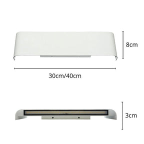 Luminária Arandela de Parede Externa à Prova D´Água IP65 Ultra Slim Axis - Branco - 30cm/40cm