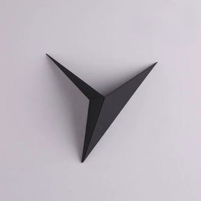 Luminária Arandela de Parede Minimalista Triangular Cosenza LEDZ – Preto/Branco/Dourado