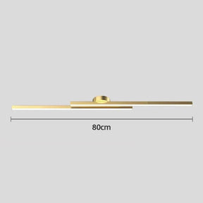 Luminária de Teto Plafon Linha Dupla Slim Led - 60cm / 80cm