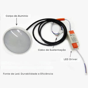 Lustre Pendente Moderno Minimalista Design UFO LEDZ - 25cm/35cm/45cm