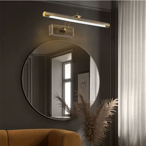 Luminária Arandela de Parede Slim Para Banheiro Regulável Varese LEDZ – Dourado / Prata / Preto – 40cm / 55cm