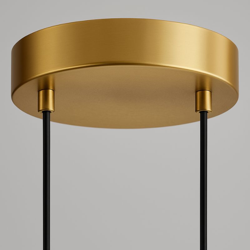 Lustre Pendente de Luxo Vitra LEDZ - Dourado
