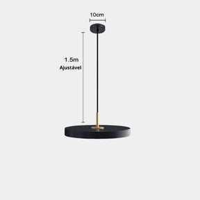 Lustre Pendente Moderno Macaron Led