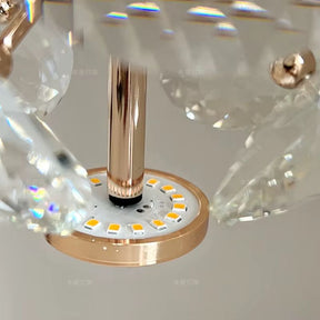 Luminária de Teto Plafon em Cristal de Vidro K9 Ducale LEDZ