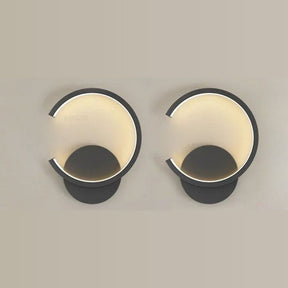 Luminária Arandela de Parede Minimalista Essenza LED – Preto / Branco / Dourado