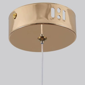 Lustre Pendente de Luxo Prisma LEDZ – Dourado – 13cm/16cm