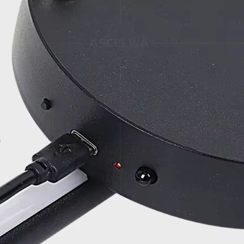 Luminária Arandela de Parede Sem Fio com Controle Remoto - Tendency LED - Preto/Dourado - 50cm