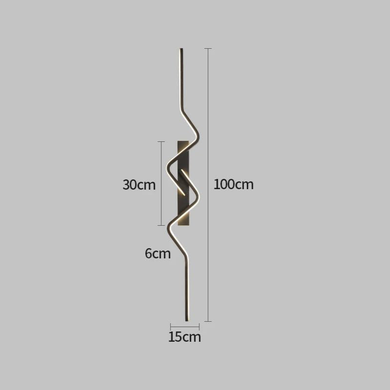 Luminária Arandela de Parede Minimalista Nordico Led