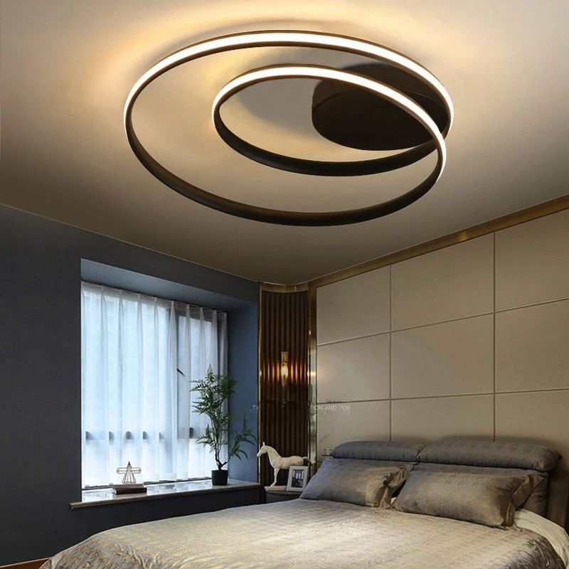 Lustre Luminária de Teto Plafon Zenith Elipse LEDZ - 46cm
