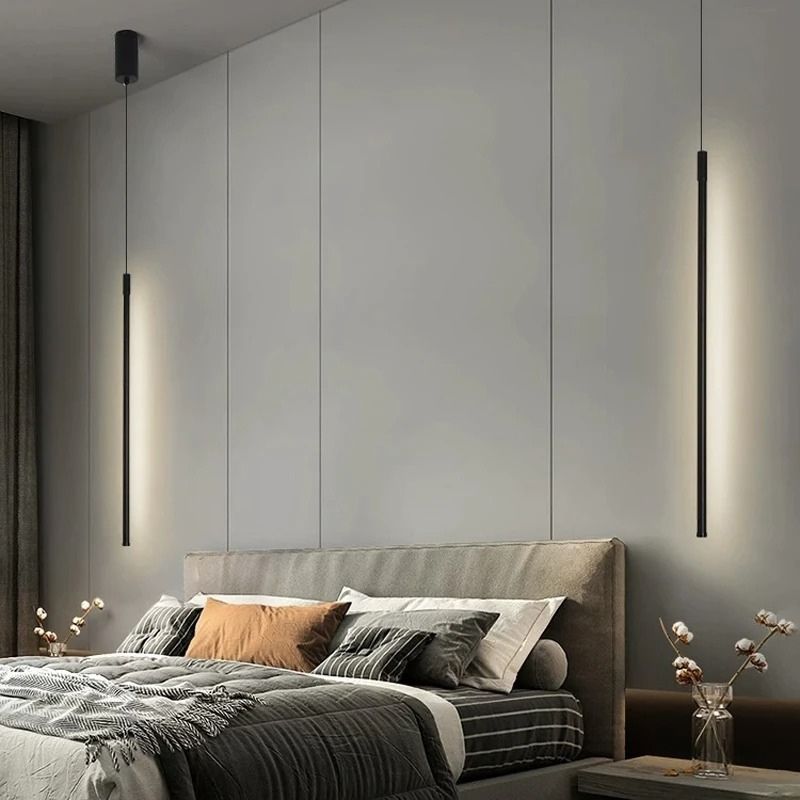 Lustre Pendente Minimalista Linear Ultra Slim Ravello LEDZ – 50cm/80cm/100cm