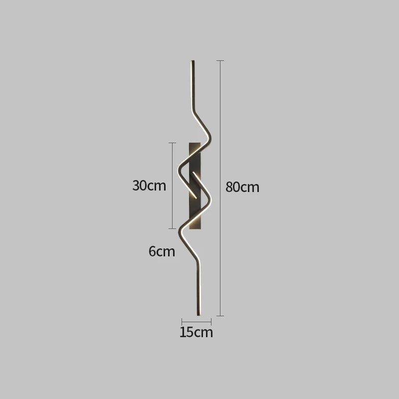 Luminária Arandela de Parede Minimalista Nordico Led