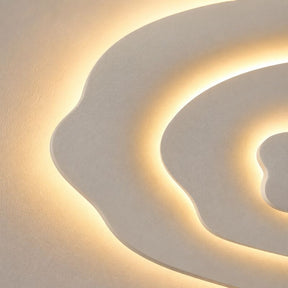 Lustre Luminária de Teto Plafon Minimalista Orgânico Concetto LEDZ - 40cm/50cm/60cm