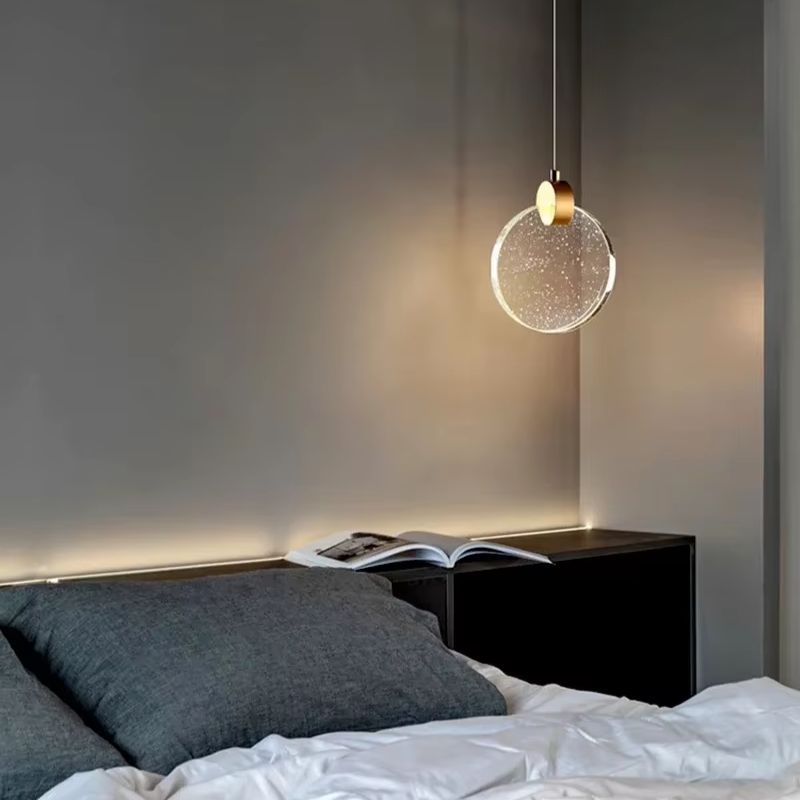 Lustre Pendente de Luxo Prisma LEDZ – Dourado – 13cm/16cm