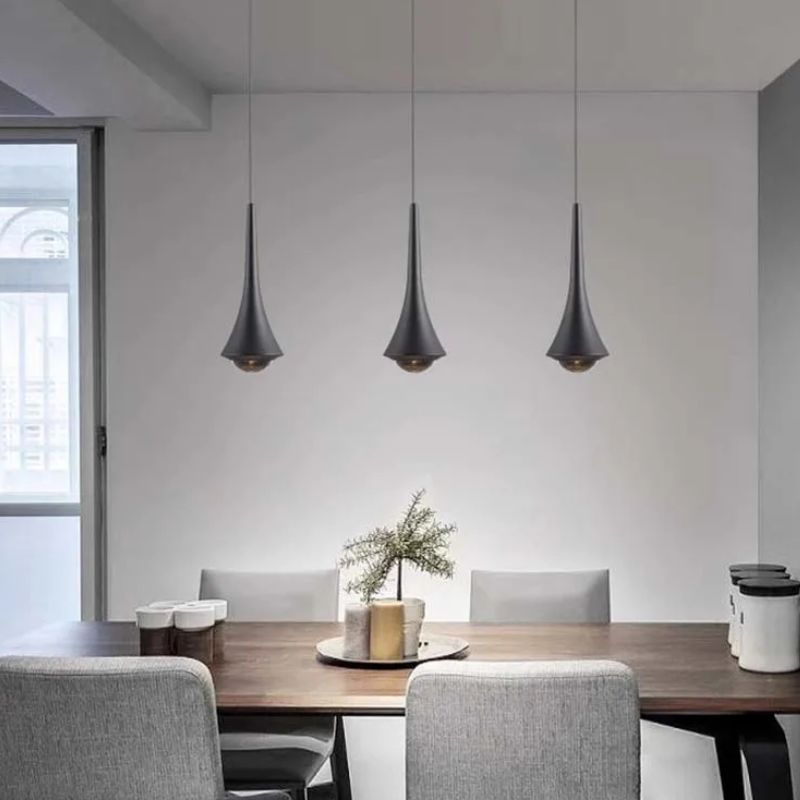 Lustre Pendente Moderno Ajustável Vértice Led