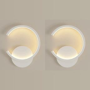 Luminária Arandela de Parede Minimalista Essenza LED – Preto / Branco / Dourado